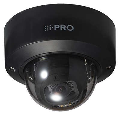 i-PRO WV-S22500-F6L Caméra Dôme Réseau 5MP IA Intérieure Vandale - Caméra Surveillance, Analyse IA, PoE, IK10